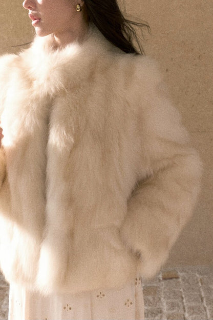 Fur Gradient Dyed Jacket