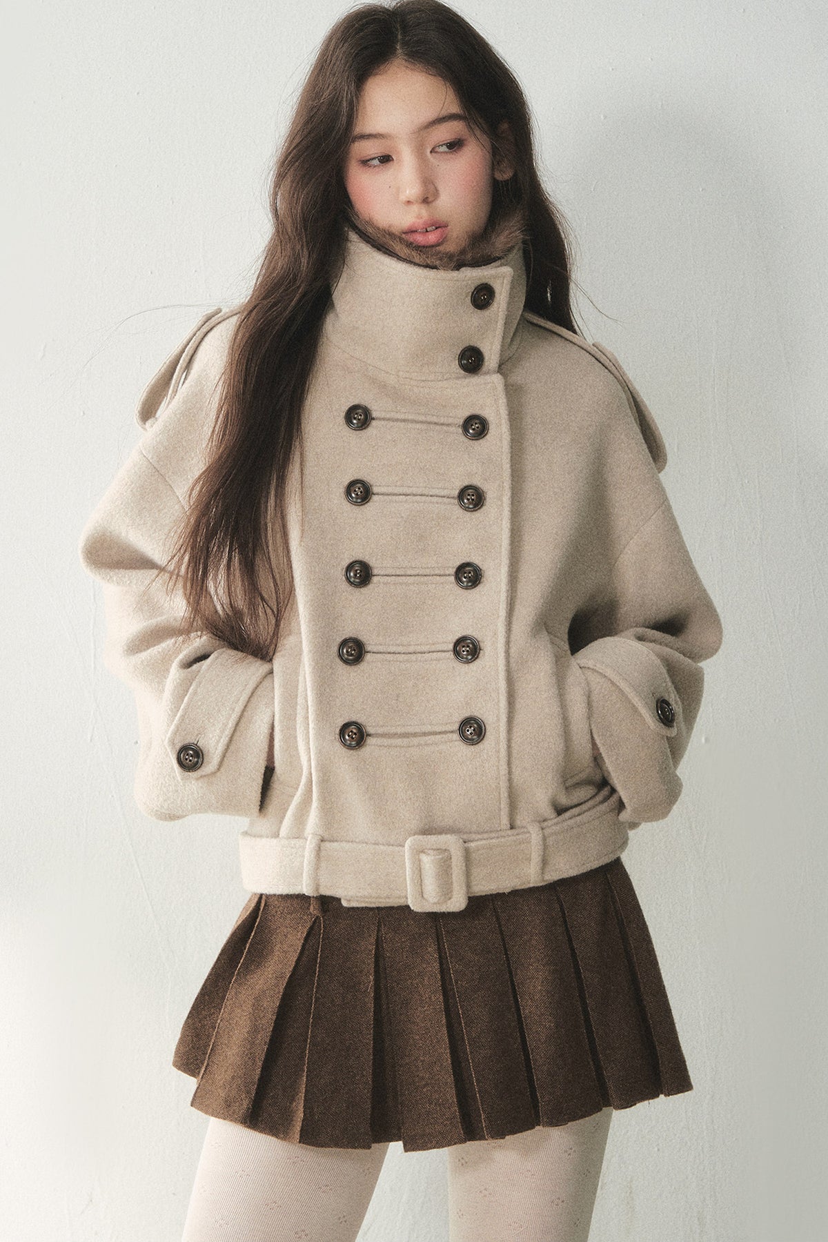 Double Breasted Wool Coat
