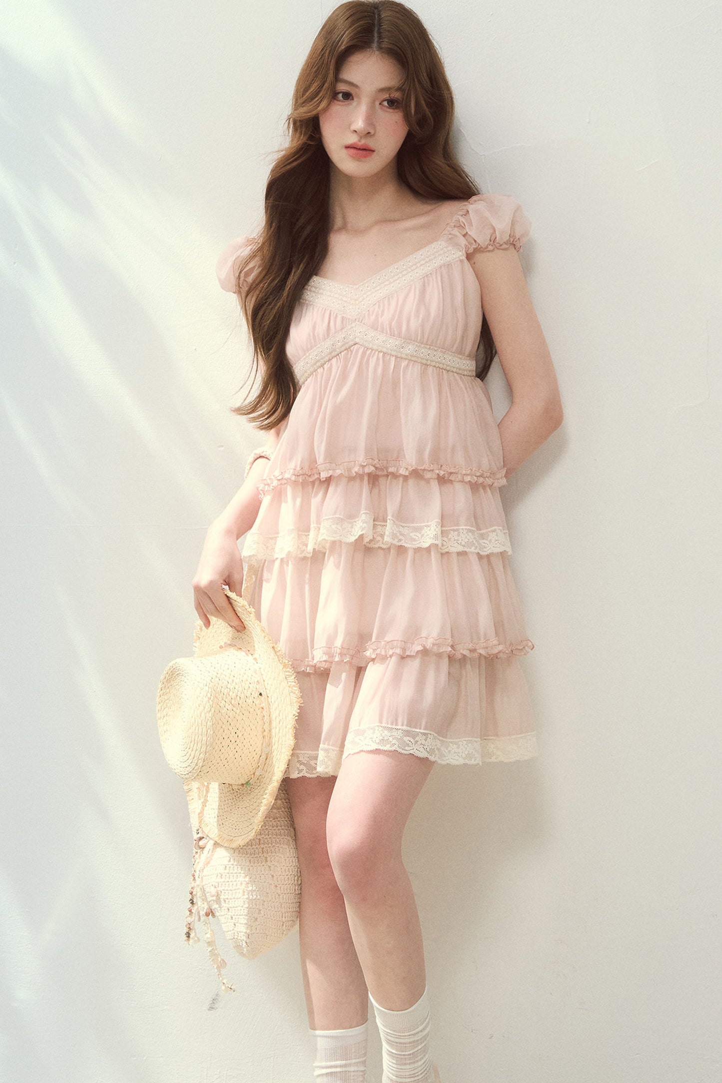 Lyocell Tiered Cake Dress