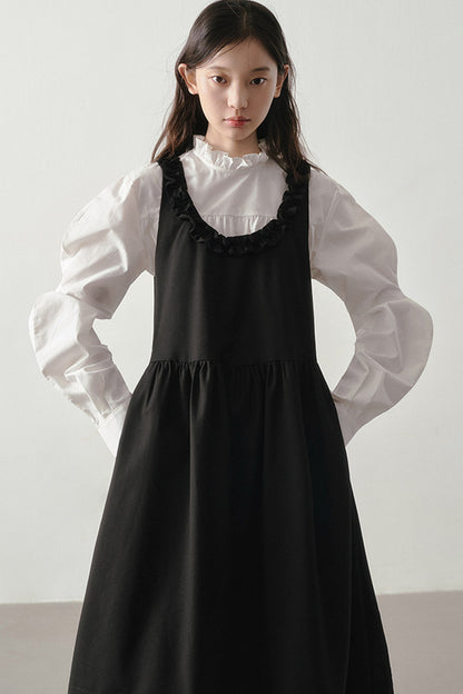Shadow Ruffled Dress