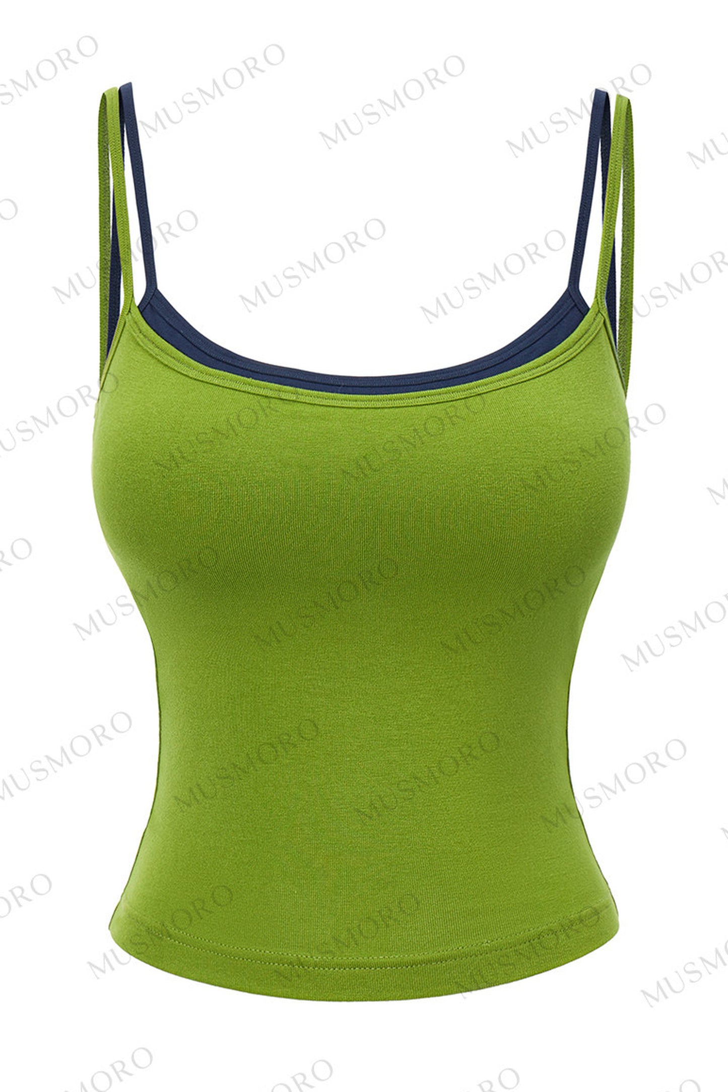 Contrasting Mesh Camisole Top
