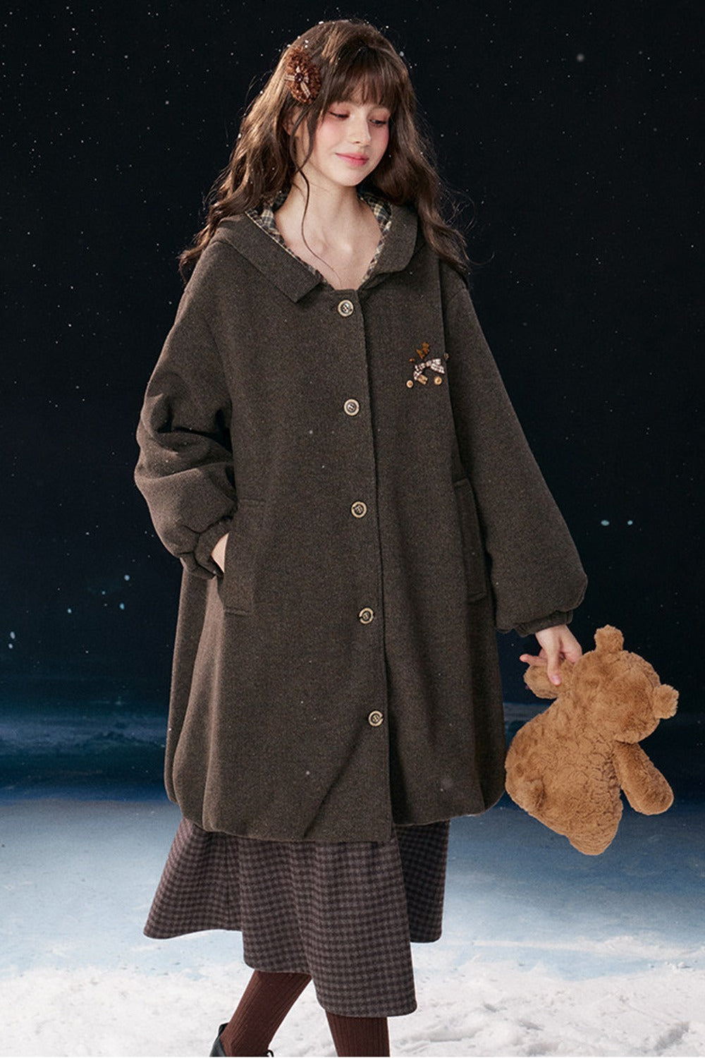 Brown Woolen Coat