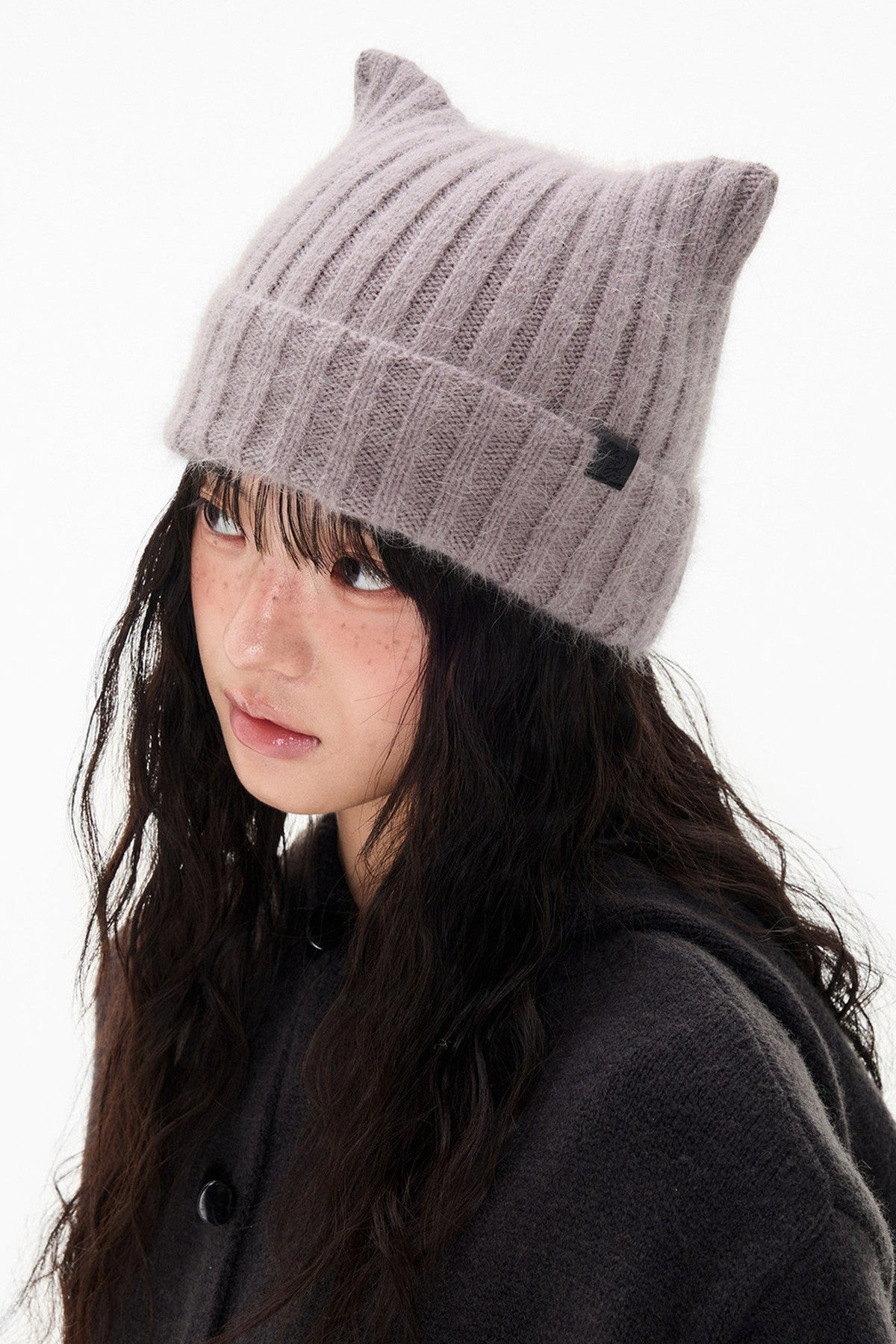 Cat Ear Rabbit Plush Hat Knit