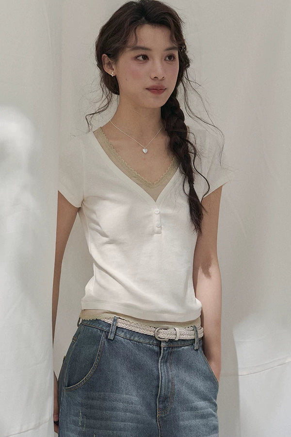 Memories Rewind Lace Top