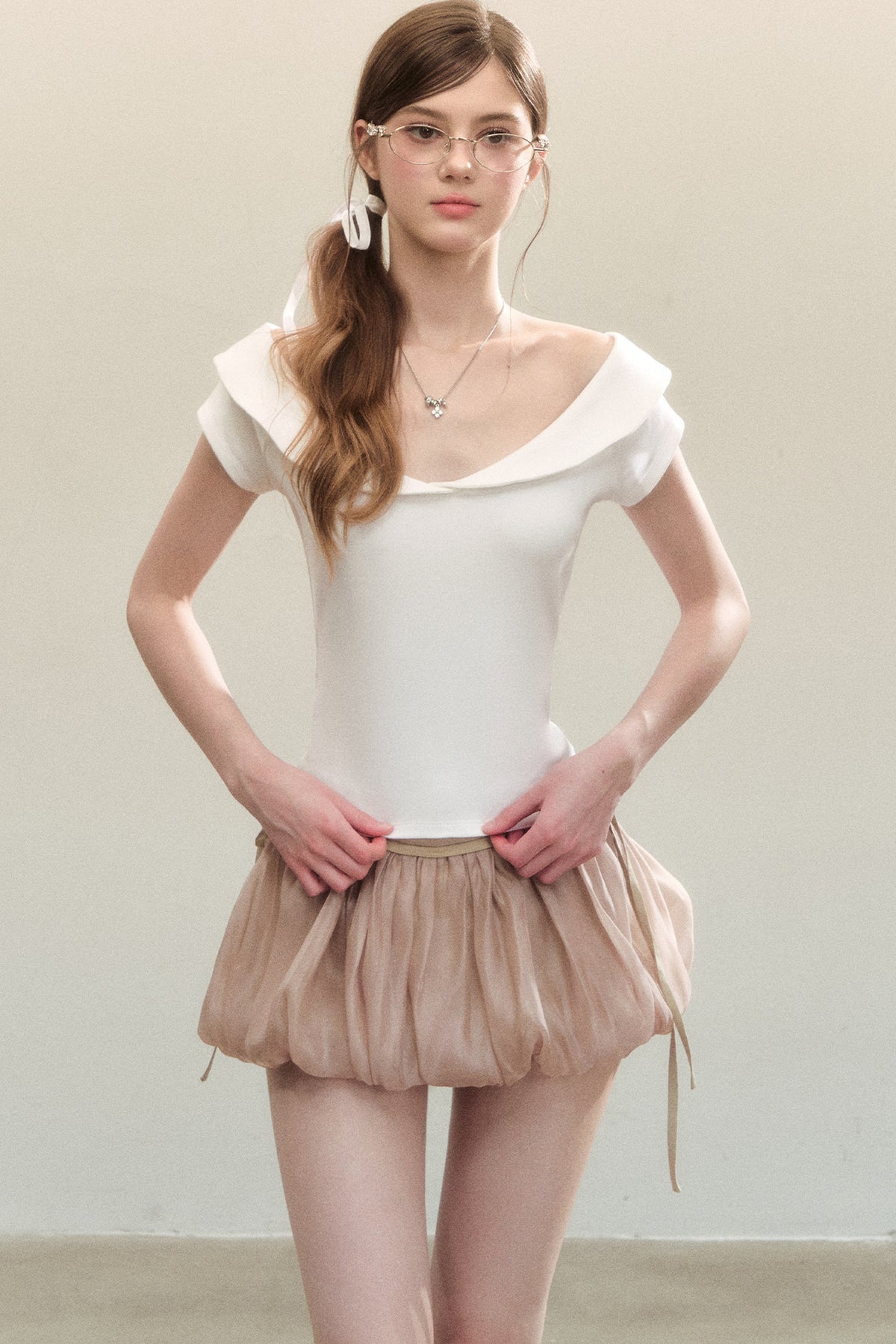 Doll Collar T-Shirt