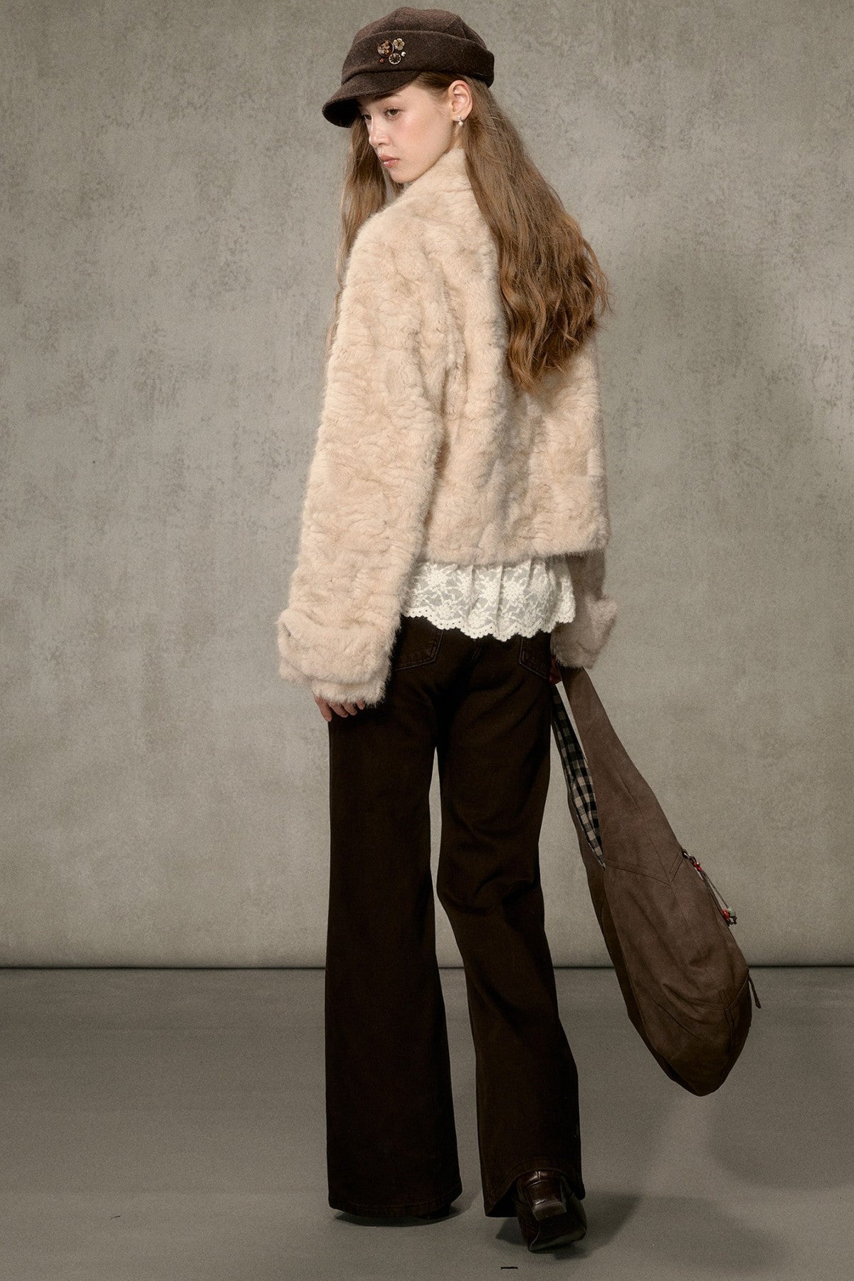 Vintage Thickened Faux Fur Jacket