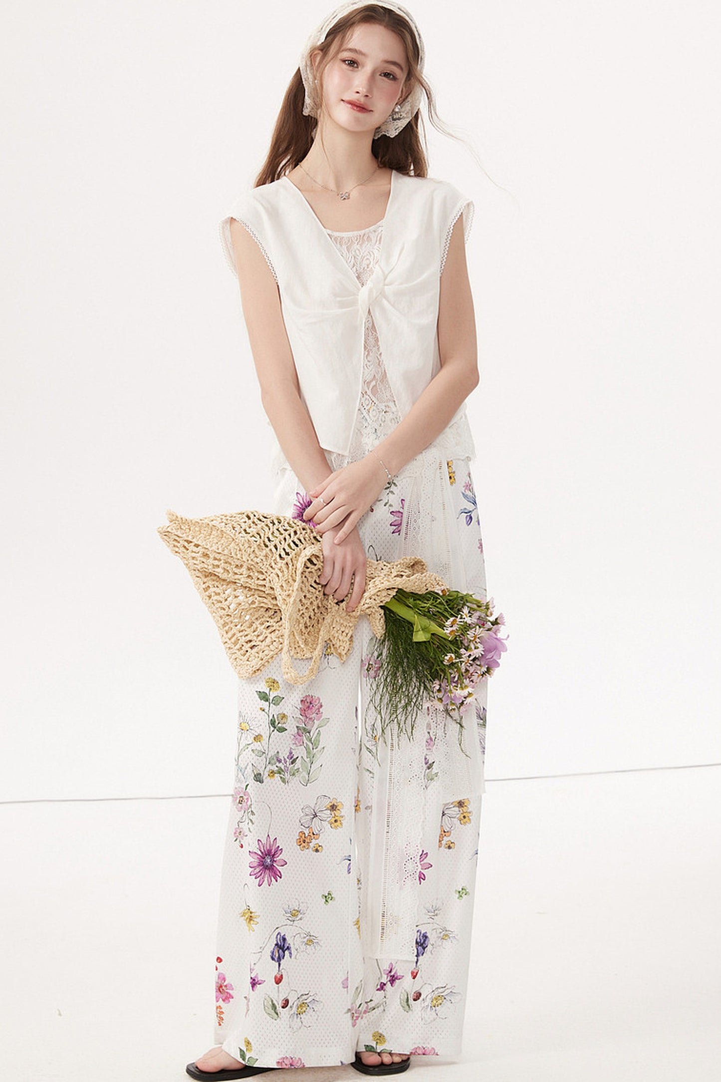 Sleeveless Linen Blouse