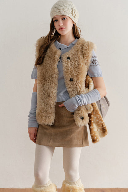 Snowflake Fair Isle Knit Top