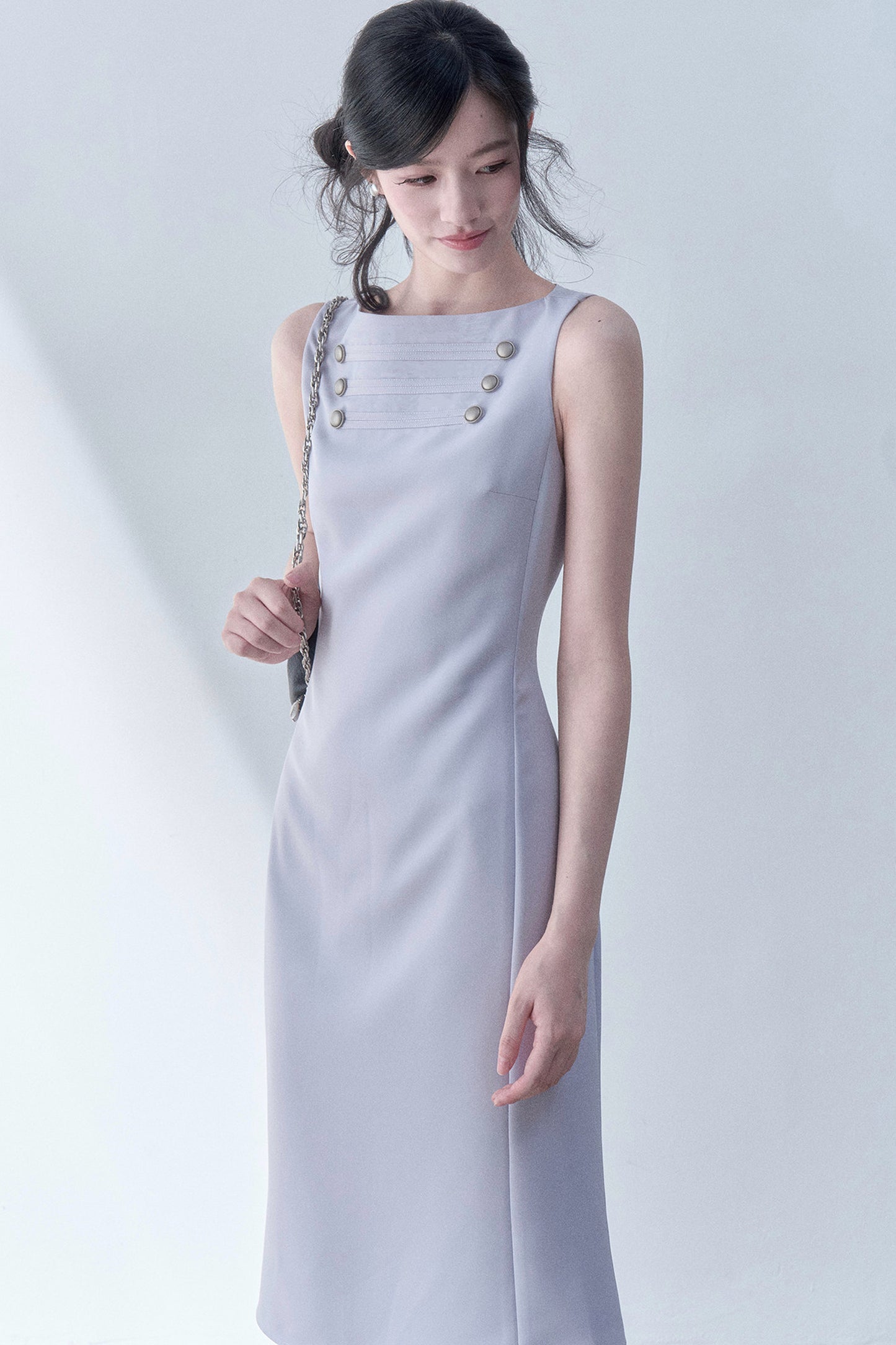 Cherry Gray Bodycon Dress