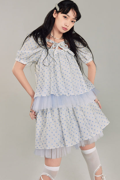 Floral Top and Skirt Set-Up