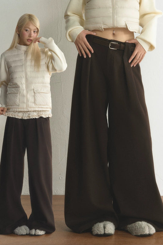 High-Waisted Wide-Leg Pants