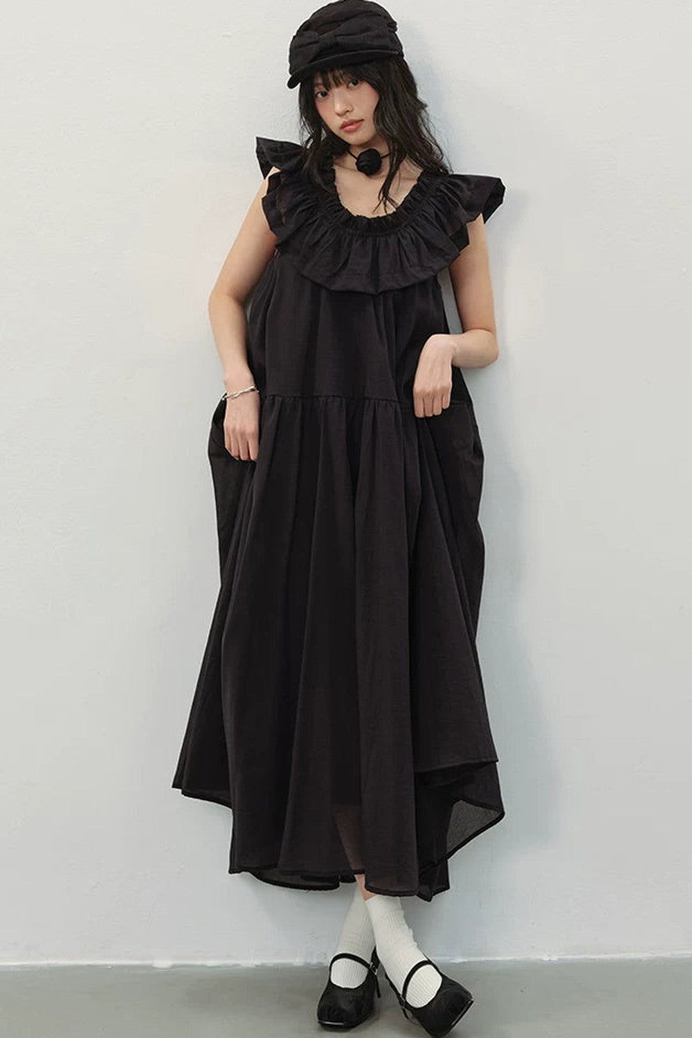 Old Dream Ruffle Dress