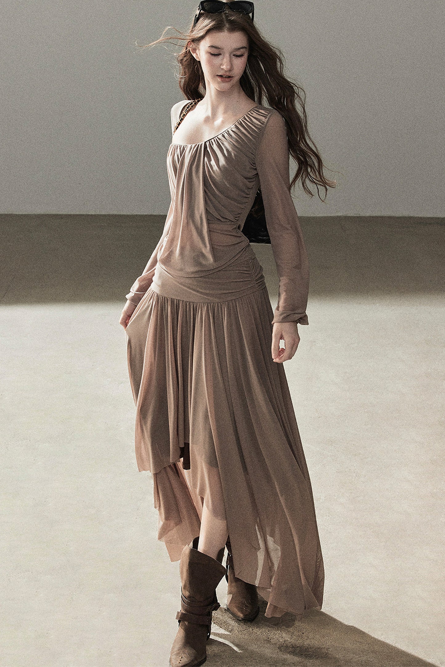 Autumn Two-Piece Top and Skirt Set-Up