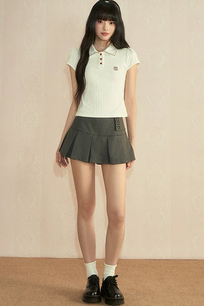 Slim Fit Color Block Polo