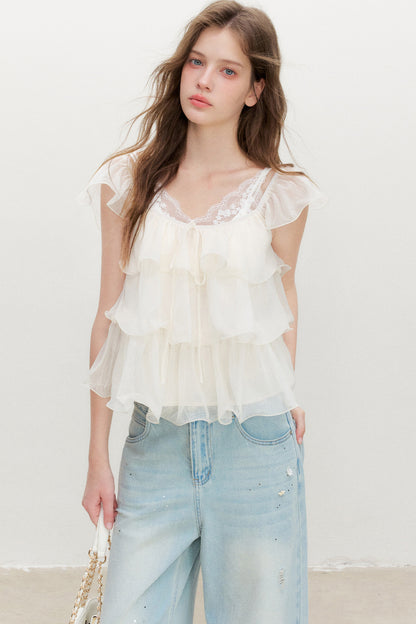 Ruffle Off-Shoulder Top