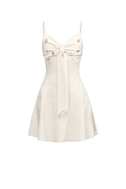 Ruffled Cardigan and V-Neck Dress Set-Up