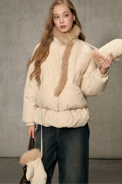 Thickened Large Fur Collar Jacket