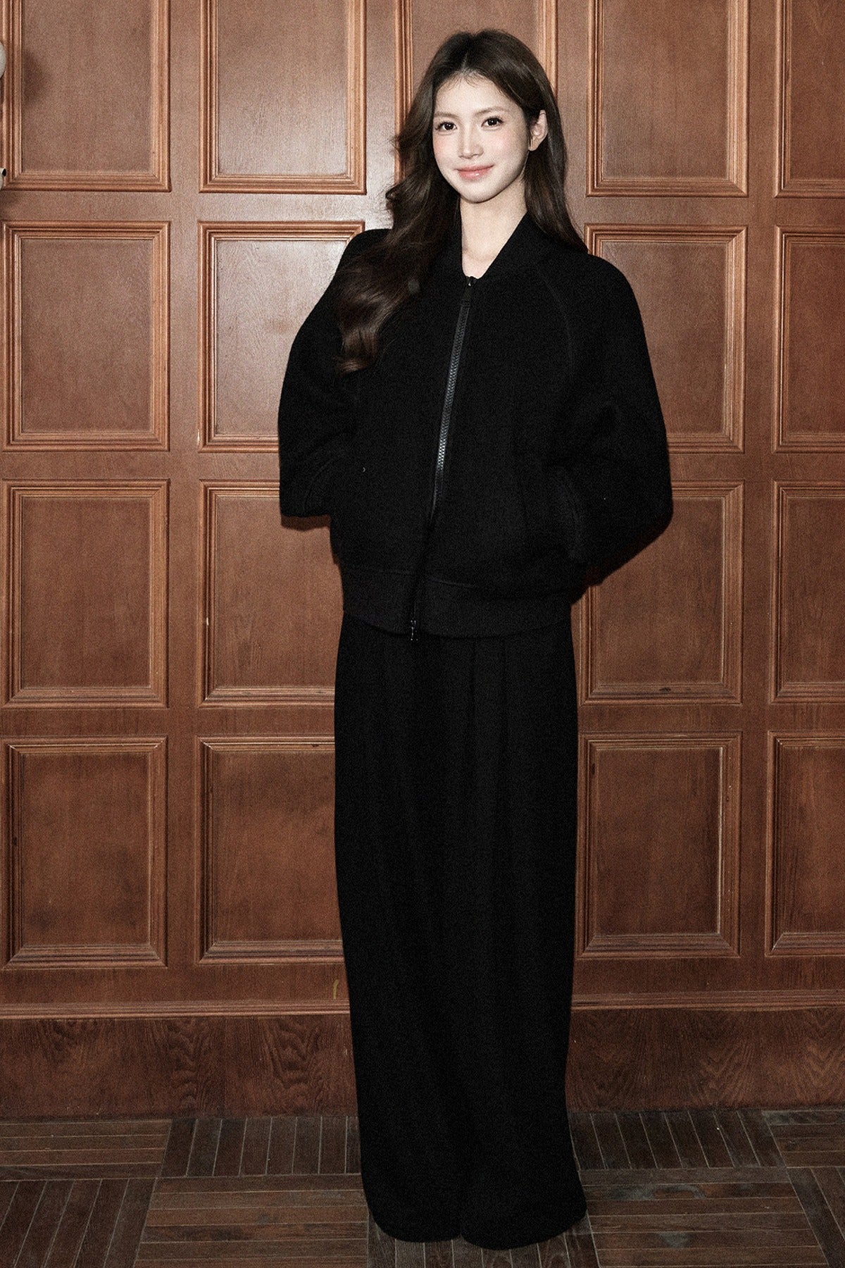 Floor-Length Wide-Leg Pants