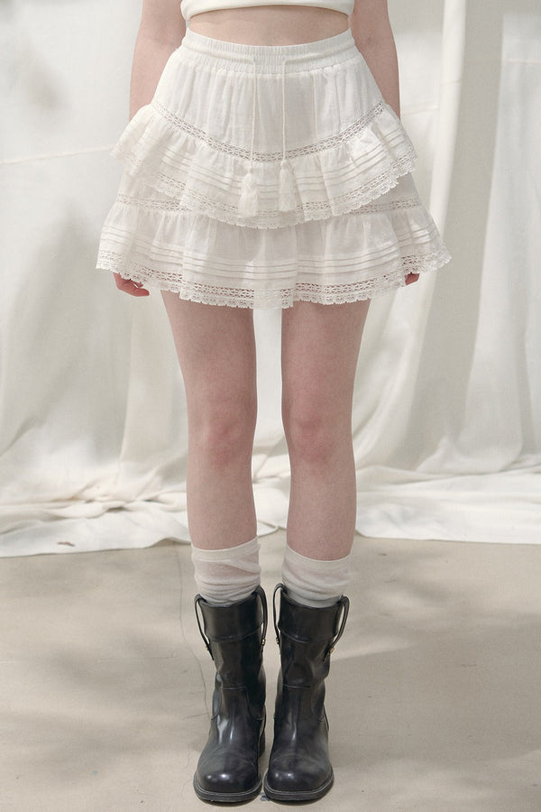 Ripples of the Sea Lace Skirt