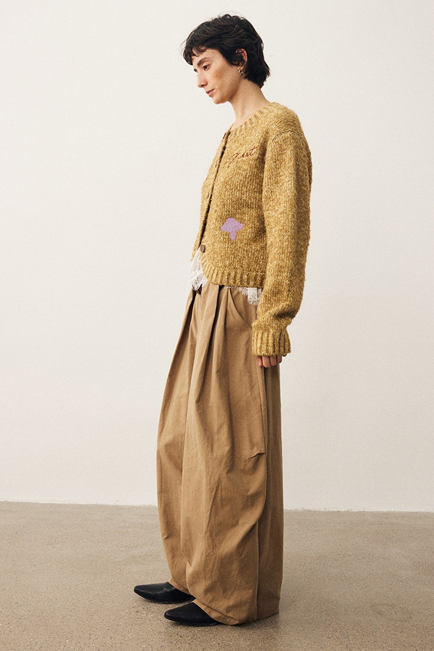 Retro Wide-Leg Parachute Pants