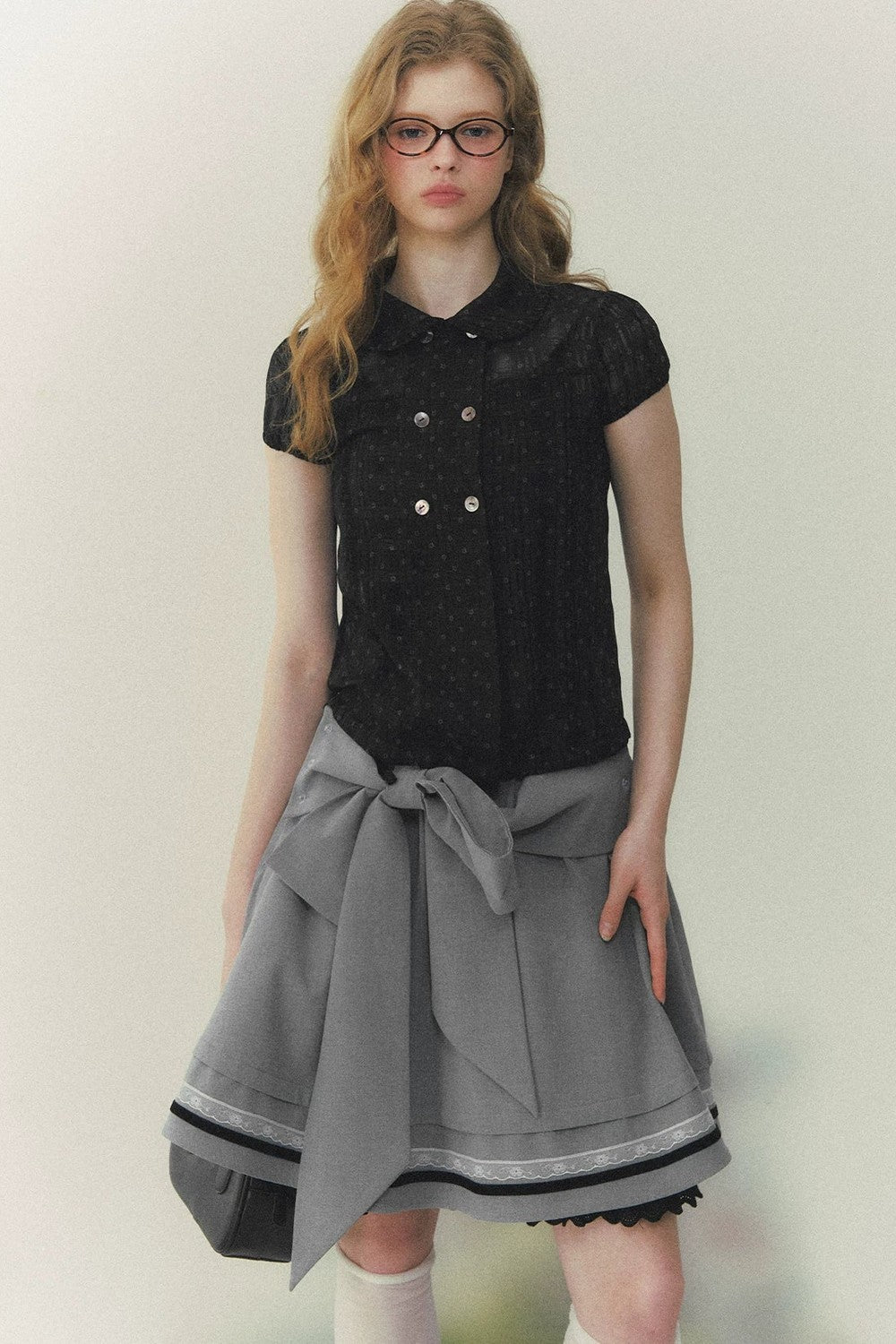 Ivory Doll Collar Blouse
