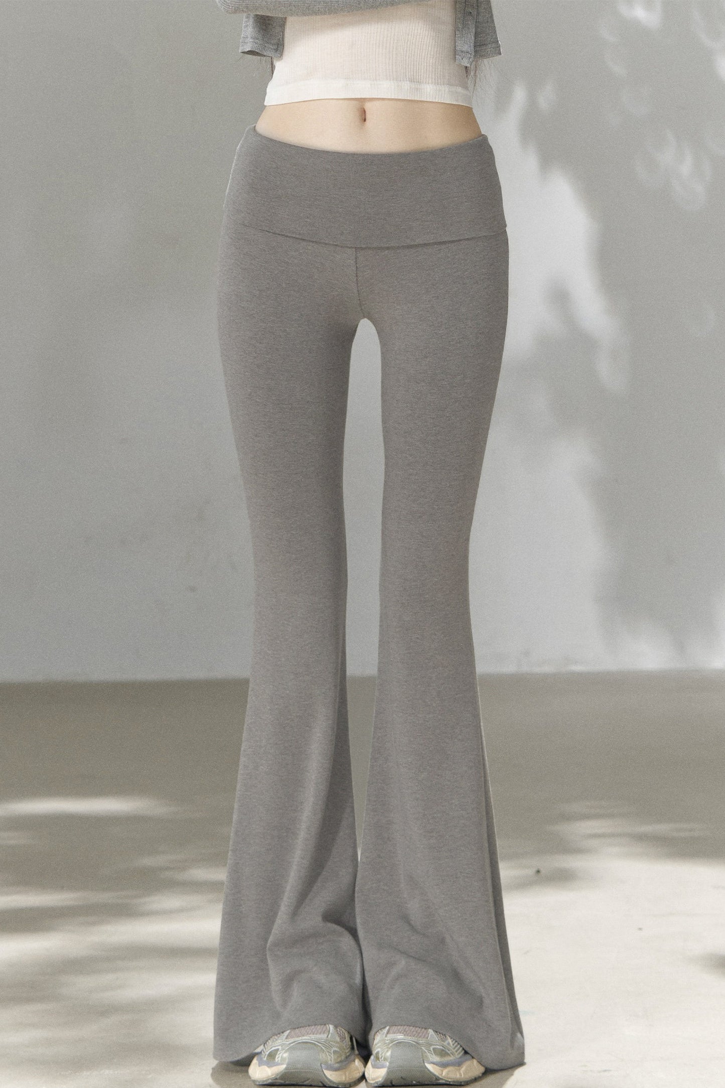 Knit Flared Enhancing Pants