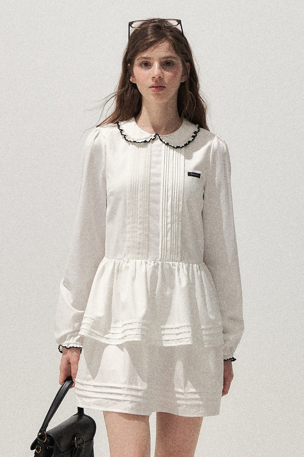 Tuck Pleated Cake Dress