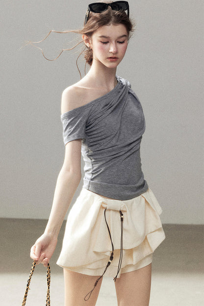 Asymmetrical Summer Commuter Top