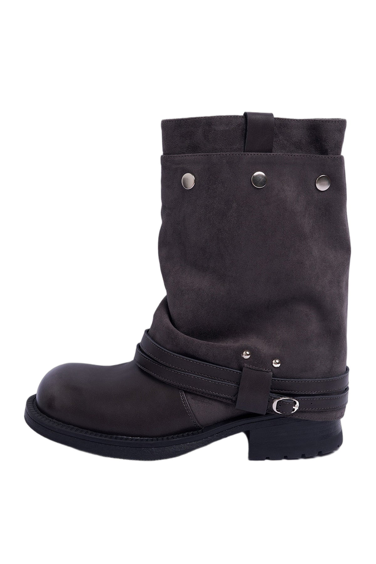 Convertible Length Chunky Heel Boots