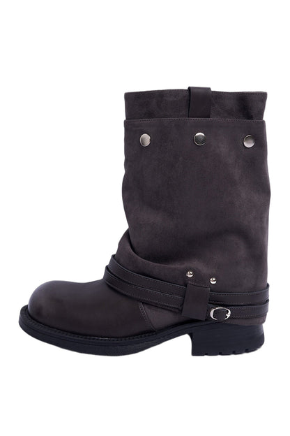 Convertible Length Chunky Heel Boots