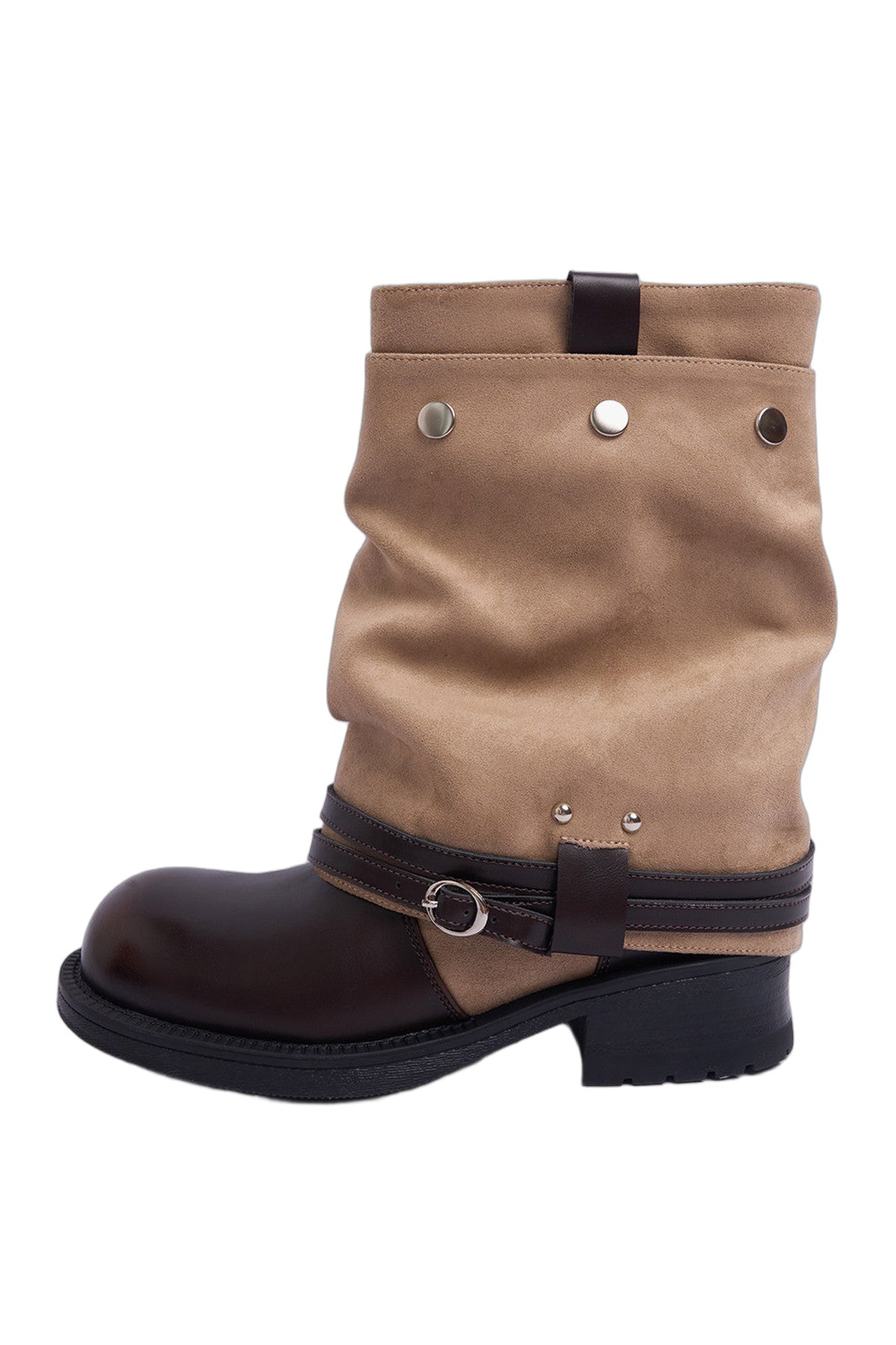 Convertible Length Chunky Heel Boots