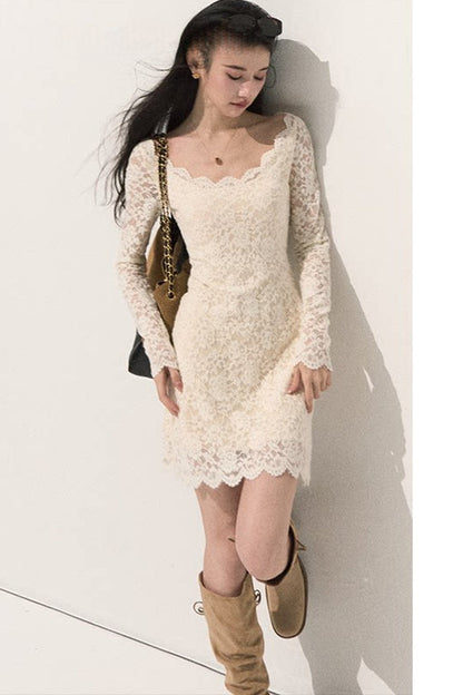 Long Sleeve Lace Dress