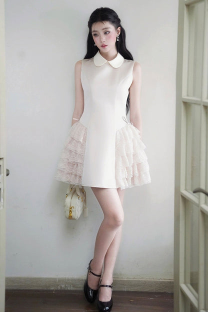 칼라 원피스 카디건 세트업