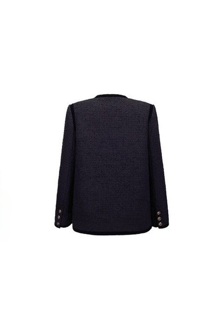 Tailored Slim Fit Metal Button Jacket