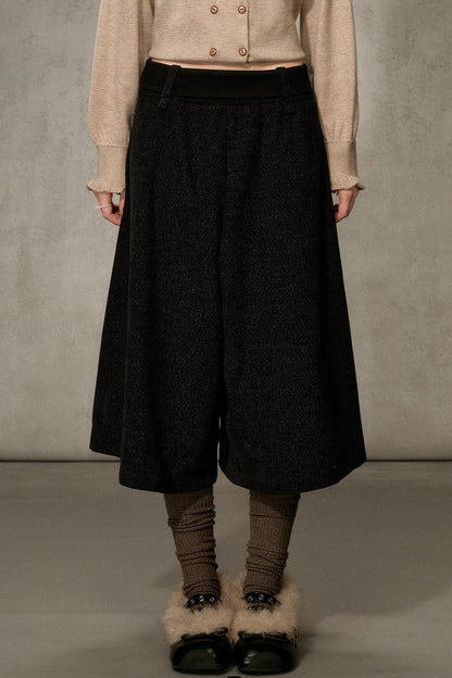 Forest Path Wide-Leg Skirt