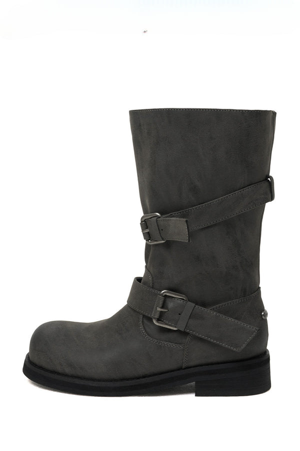Thick-Soled Chunky Heel Riding Boots