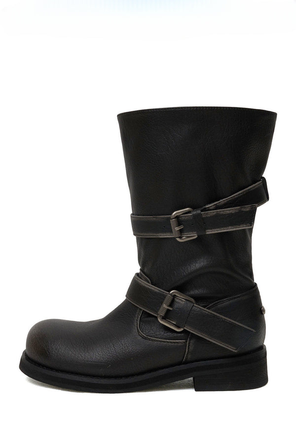 Thick-Soled Chunky Heel Riding Boots