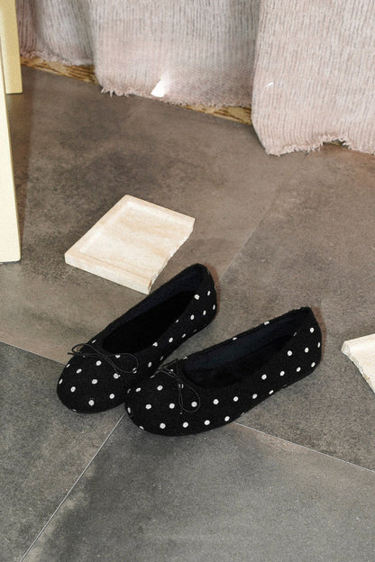 Polka Dot Bowknot Flats
