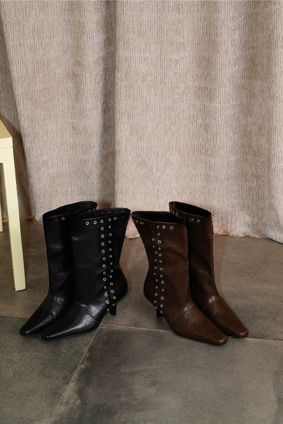 Studded Leather Boots