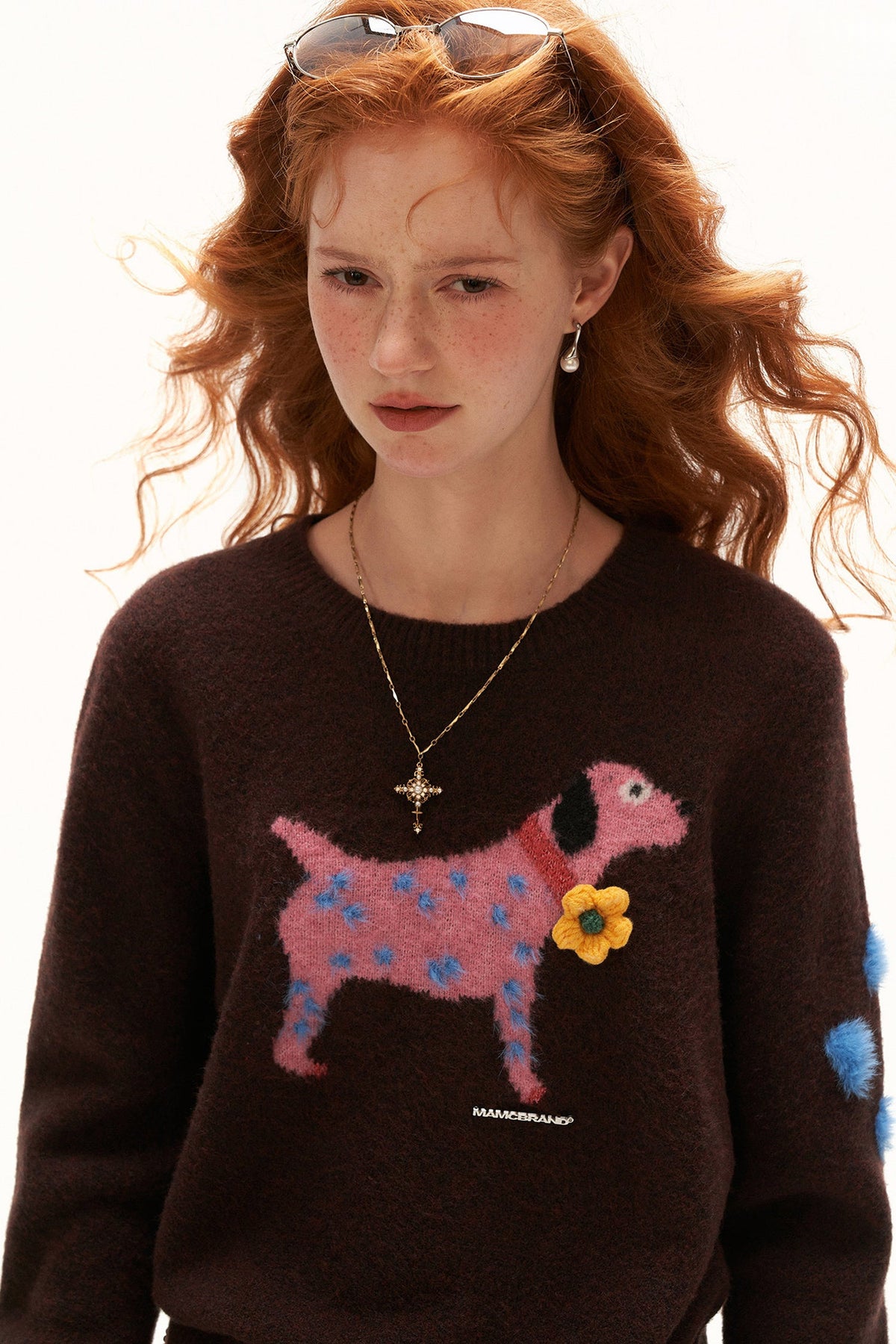 Puppy Jacquard Sweater
