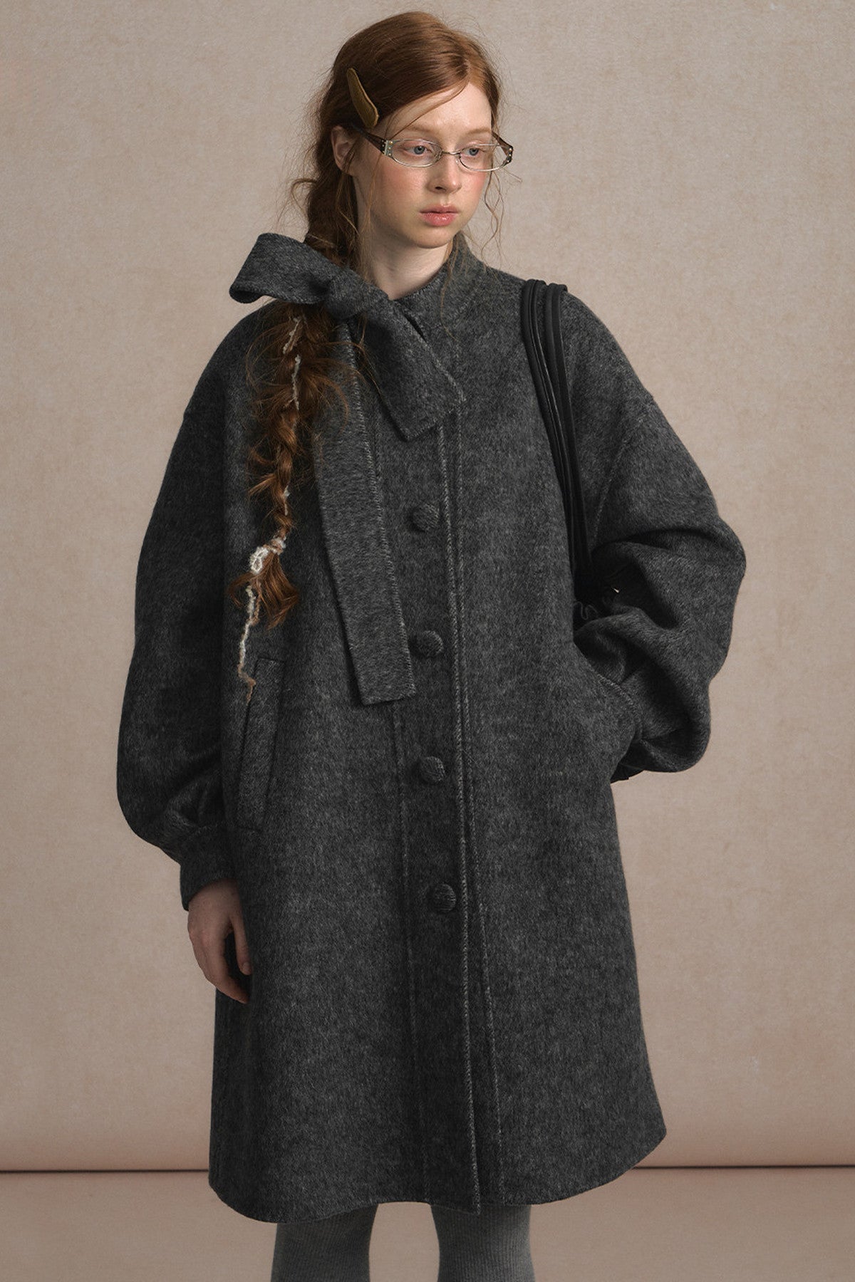 Long Double-Sided Wool Coat
