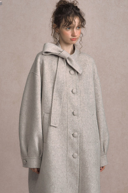 Long Double-Sided Wool Coat