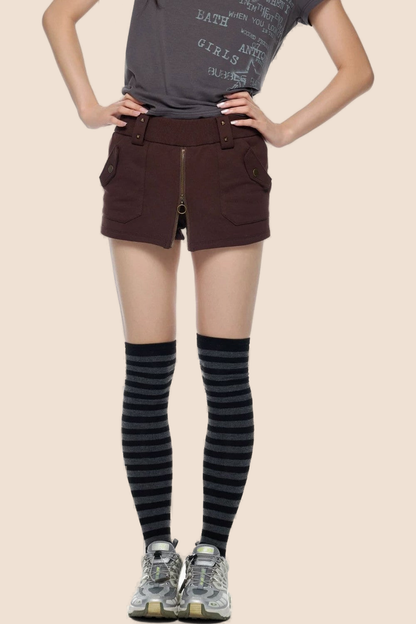 Retro-Rockhose mit Reißverschluss