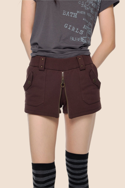 Retro-Rockhose mit Reißverschluss
