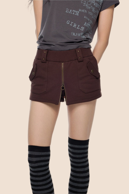 Retro-Rockhose mit Reißverschluss