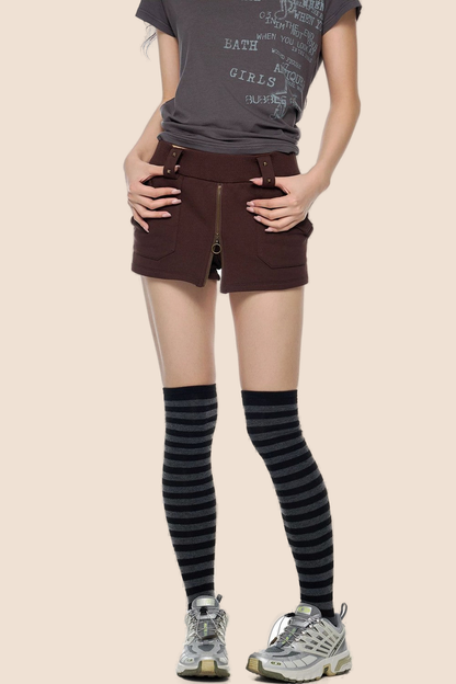 Retro-Rockhose mit Reißverschluss