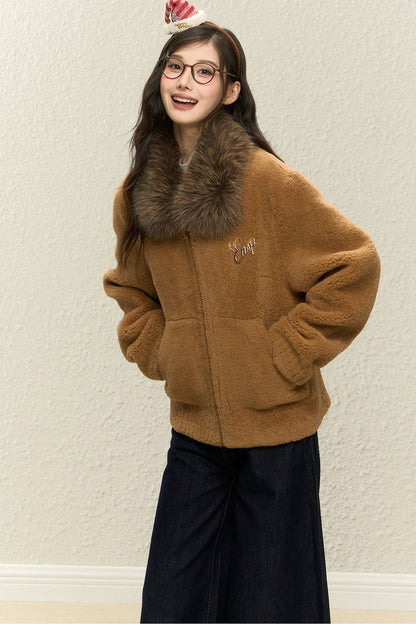 Black Faux Fur Coat