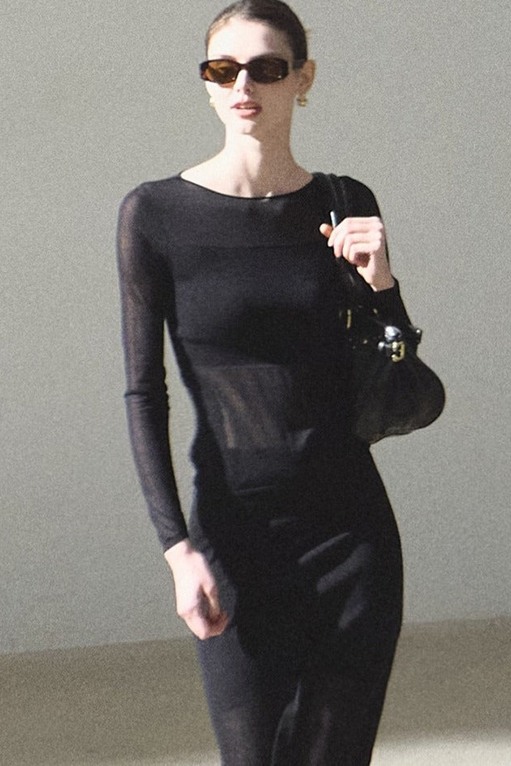 Long Sleeve Lyocell Layered Top