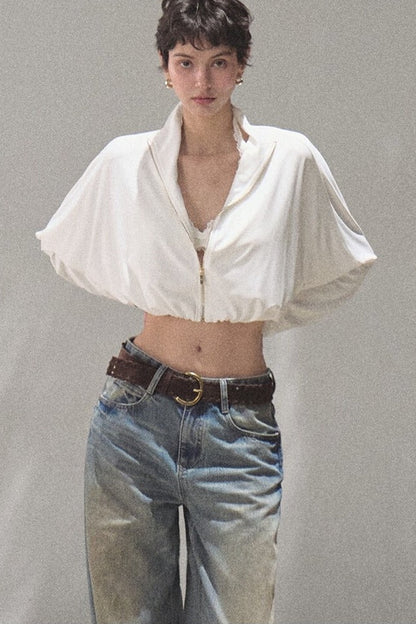 Vintage Hand-Painted Jeans Set