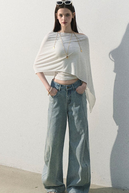 Lyocell Asymmetrical Summer Top